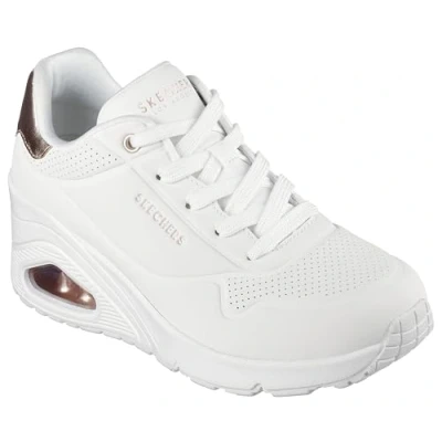 Image of Skechers UNO Trainers, Women&#039;s, Size: 4.5, Blanco High quality imitation leather