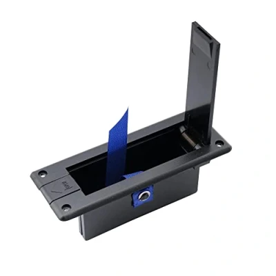 Image of Musiclily Pro 9 Volt Battery Box Case Compartment for Active Guitar Bass,Black