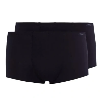 Image of Skiny Men&#039;s Herren Pant 2er Pack Micro Multipack Hipsters, Opaque, Black, 2XL (Pack of 2)