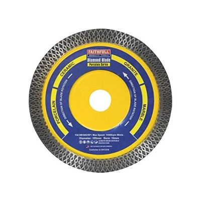 Image of Faithfull FAIDB105CRP Porcelain, Ceramic and Granite Diamond Cutting Blade 105 mm (4 Inch)