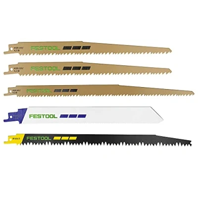 Image of Festool Sabre Saw Blade Set RS Sort/5, Blue