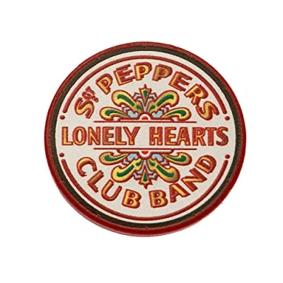 Image of The Beatles Enamel Pin Badge (Sgt Pepper&#039;s Club Band Design) 2.5cm x Official Merchandise