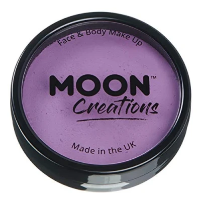 Image of Moon Creations Pro Face &amp; Body Makeup Wild Berry 36g Professional Colour Paint Cake Pots For Painting Kids, Adults, Fancy Dress, Festivals, Halloween