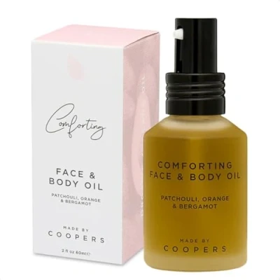Image of Made By Coopers Comforting Face &amp; Body Oil with Anti Ageing Ingredients, Vitamin Rich Plant Oils, Infused Rose Petals and Essential Oils (60ml)