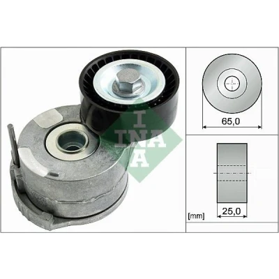 Image of 1682004, 1683646, 1768088, 9M5Q6A228BA, 9M5Q6A228BB Tensioner Lever, v ribbed belt INA 534 0403 10 65mm 25mm FORD: FOCUS 3, MONDEO 4 Turnier, KUGA 2