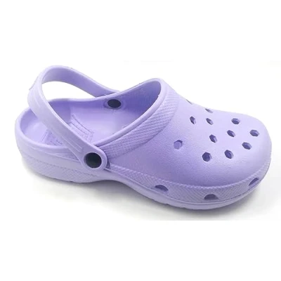 Image of Ladies Womens Mules Slippers Nursing Garden Beach Hospital Clogs Shoes Sandals Purple