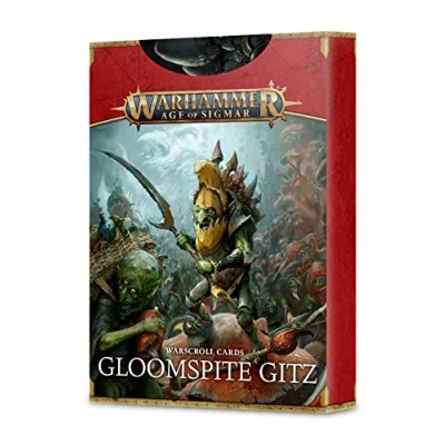 Image of Games Workshop Warhammer AoS Warscroll Cards: Gloomspite Gitz (Fr)
