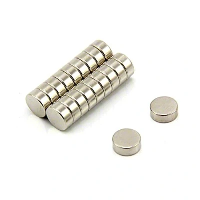 Image of N42 Neodymium Magnet for Arts, Crafts, Model Making, DIY, Hobbies, Office, and Home 10mm dia x 4mm thick 2.3kg Pull Pack of 20