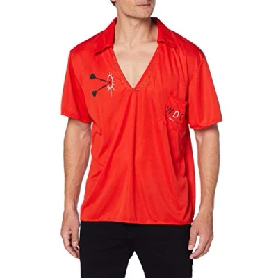 Image of Karnival 82233 1980&#039;s Darts Champ Kit Costume, Men, Multi, Extra Large