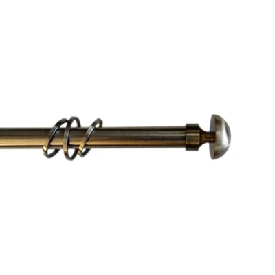 Image of kippen 1306O Extendable Curtain Pole 120 200 cm Sharon Model Antique Brass