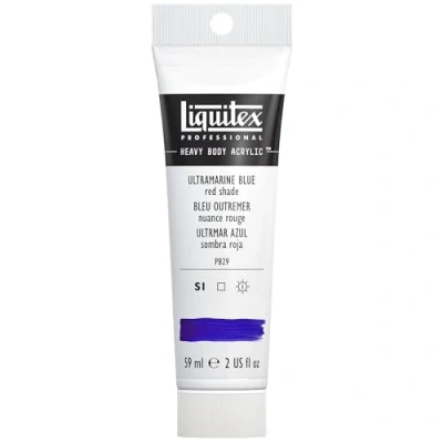 Image of LIQUITEX,59 Ml (Pack of 1) 1045382 Professional Heavy Body Acrylic Paint 59 Tube, Ultramarine Blue (Red Shade)