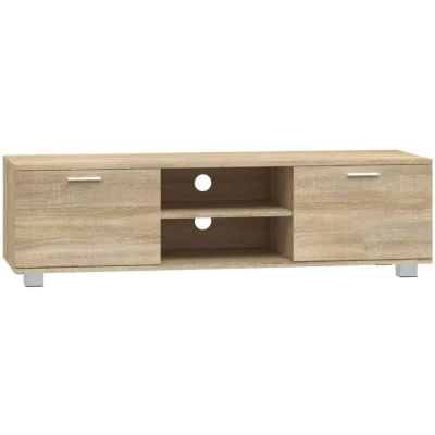 Image of vidaXL TV Cabinet Sonoma Oak 140x40.5x35 cm Engineered Wood