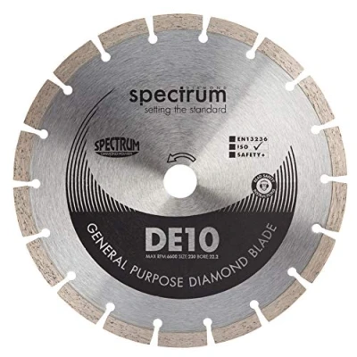 Image of OX DE10 230/22 General Purpose Spectrum Standard Diamond Blade, Multi Colour, 230/22.23 mm