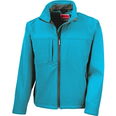 Image of Result R121A Classic Soft Shell Jacket Azure, Large