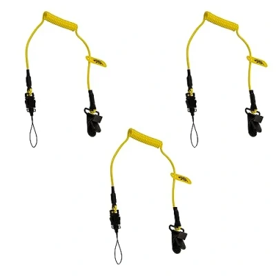 Image of BearTOOLS Hard Hat Lanyard with Clip, Multi use Tool for Small Tools Max Load 0.9kg 50cm Dual Attachment Holder, Hardhat Accessory Used in construction &amp; work sites (3 Pack)