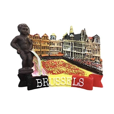 Image of Brussels Belgium 3D Letters Refrigerator Magnet Tourist Souvenirs Resin Magnetic Stickers Fridge Home &amp; Kitchen Decoration from China