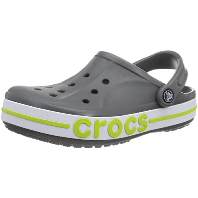 Image of Crocs Bayaband Unisex Mules Slate grey lime punch, Size: M7/W8, punch Synthetics