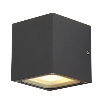 Image of SLV Sitra Cube outdoor wall light, anthracite