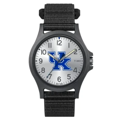 Image of Timex Men&#039;s Collegiate Pride 40mm Watch Kentucky Wildcats with Black Fabric Strap