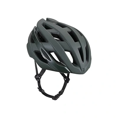 Image of BBB Cycling, Adult Road Bike Cycle Helmet for Men and Women, Reflective Racing Helmet, Aerodynamic, Ultra Light, Hawk, BHE 151, Matt Olive Green, L (58 62 cm)