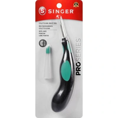 Image of SINGER 57344 ProSeries Sewing Multi Tool Stilletto Awl, Teal