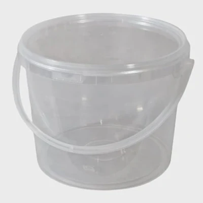 Image of Doblit Plastic MultiPurpose 5L 8L Bucket Storage Tub Container Clear w/Lid Carry Handle Pet Food Sweets Toys Seeds (3)
