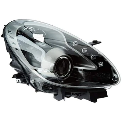 Image of LPP571 Headlights MAGNETI MARELLI 712497401129 right H7/H1 Halogen for hand traffic with bulbs, motor headlamp levelling