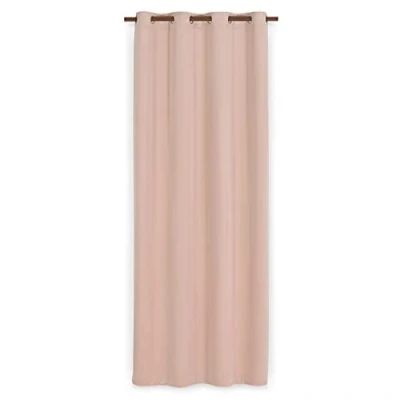 Image of Deco Mex OTEF063 Future Velvet Curtains 145 x 260 cm Polyester Pink Normal Size