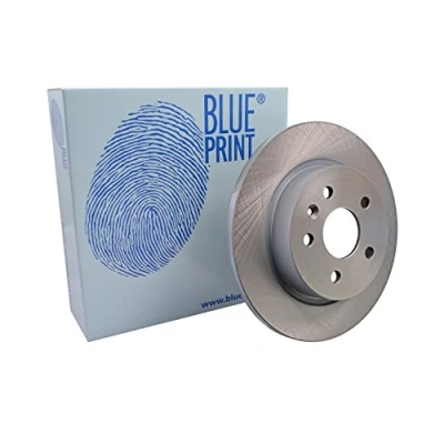 Image of 013502864, 095527032, 95527032 Brake disc BLUE PRINT ADG043164 Rear Axle 268mm 12mm 5 Hole 105mm solid Coated VAUXHALL: Astra Mk6, Mokka / X