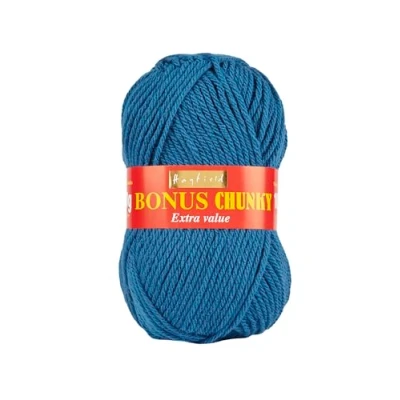 Image of Hayfield Bonus Chunky, Royal Teal (558), 100g by Sirdar