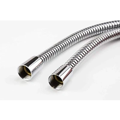 Image of Euroshowers SuperLux WRAS Approved Chrome Plated Stainless Steel Replacement Shower Hose (150cm / 1.5m)