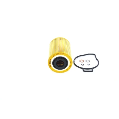 Image of 11422245339, 11422245406, 13422245406, 2245406 Oil Filter BOSCH 1 457 429 275 with gaskets/seals Insert BMW: 3 Saloon, Compact, Touring