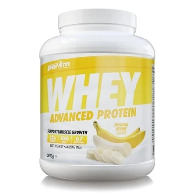 Image of Per4m Protein Whey Powder 67 Servings of High Shake with Amino Acids for Optimal Nutrition When Training Low Sugar Gym Supplements (Banana Creme, 2010g)