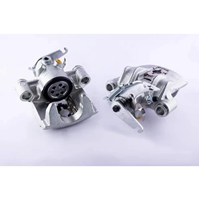 Image of 42535111, 42536631, 42548182, 42548188, 42554778 Brake caliper HELLA 8AN 355 788 841 Grey Cast Iron without holder IVECO: DAILY 6 Pritsche/Fahrgestell