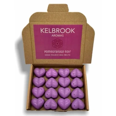 Image of Wax Melts Black Pomegranate 16 Pack Strong Scented Made in The UK Plastic Free Vegan