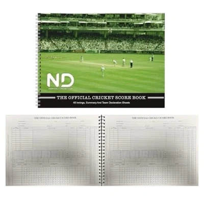 Image of ND Sports 48 Inning Cricket Scorebook, Multi coloured, NAFMKN INN SCOREBOOK