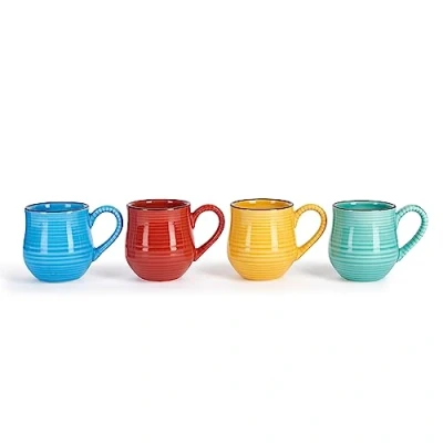 Image of La Cafetiere Espresso Mug Set Of 4 Brights