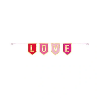 Image of Unique Party 61736 3ft Foil Love Bunting Banner
