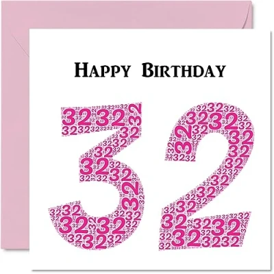 Image of Fun 35th Birthday Cards for Woman Shapecloud Happy Card Dad Mum Son Daughter Brother Sister Uncle Auntie Cousin, 145mm x Greeting Cards,