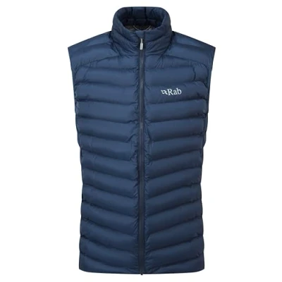 Image of Rab Men&#039;s Cirrus Vest Lightweight Insulated Gilet for Trekking, Climbing, &amp; Everyday Use Tempest Blue Large