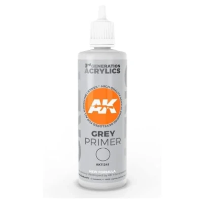 Image of AK11241 AK Interactive 3rd Gen: Grey Primer Generation 100ml