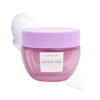 Image of Glow Recipe Plum Plump Hyaluronic Acid Moisturizer Face Cream Hydrating, Firming &amp; Plumping for Dry Skin Vegan Care with Polyglutamic Peptides to Lock In Moisture (50ml)