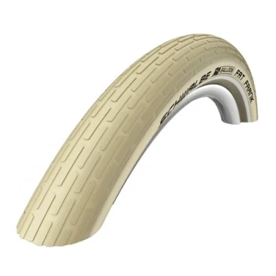 Image of Schwalbe Fat Frank Performance Wired Tyre with Kevlar Guard SBC Reflex 920 g (60 559) 26 x 2.35 Inches, Creme