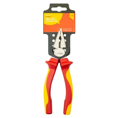 Image of Amtech B0651 160mm Insulated Combination Pliers, 1000 Volt, VDE Certified, Dual Colour, Ergonomic Handles