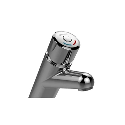 Image of Bristan Z TC 1/2 C Self Closing Push Button Timed Flow Basin Mixer Tap Chrome