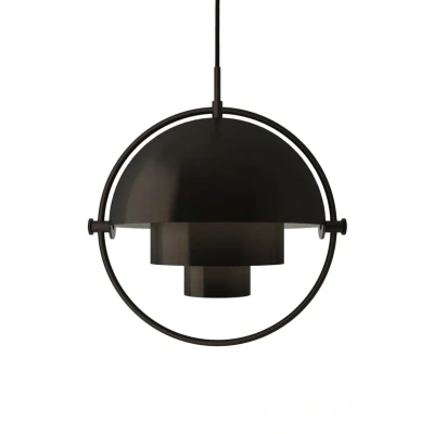 Image of GUBI Multi Lite pendant light, Ø 36 cm, black/black