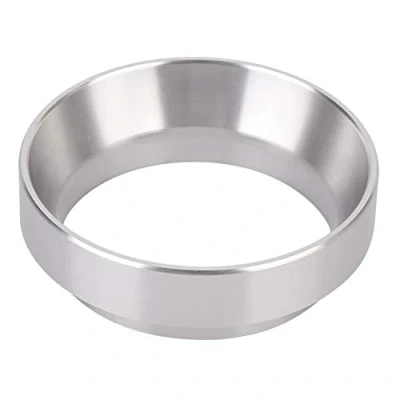 Image of Fdit Aluminum Alloy Universal Coffee Magnetic Dosing Ring Replacement Silver (58mm)