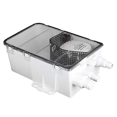 Image of for Shower Pump System Boat Sump 12V,Shower Rv Bilge 12V 750Gph Marine Multi Port Drain Box