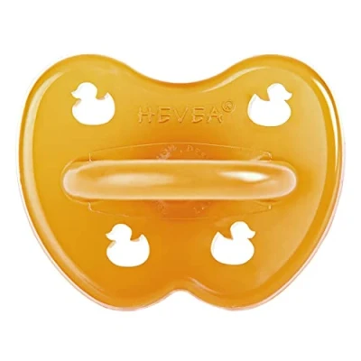 Image of Natural Rubber Dummy Pacifier Symmetrical Newborn 0+ Months Single Pack