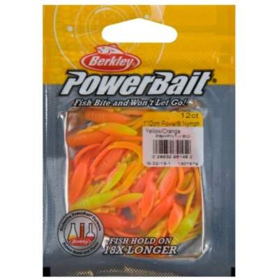 Image of Berkley Powerbait Power Nymph 2,5cm Yellow Orange Shad